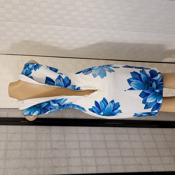 BRAND NEW CALVIN KLEIN FLORAL-PRINT SHEATH DRESS - Picture 8 of 14